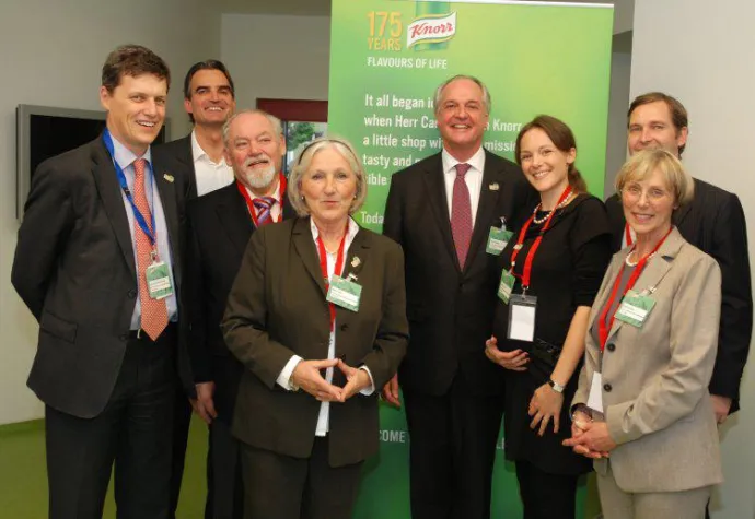 Bild: Knorr feiert Jubiläum: Konzern-Chef trifft Gründerfamilie