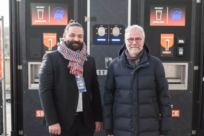 Bild: Aramark setzt mit vollautomatischer Bierstation neue Maßstäbe im Stadion