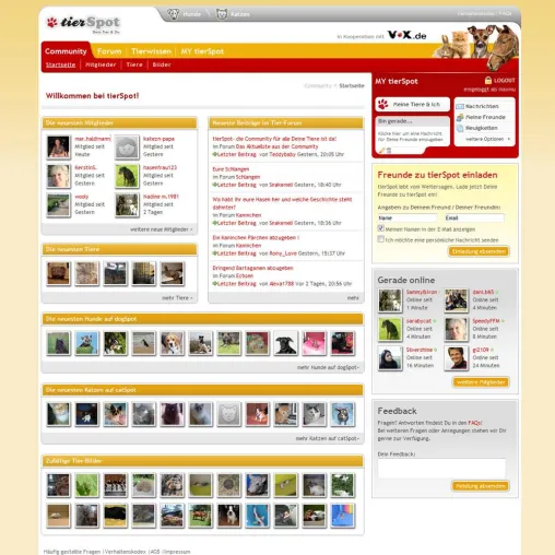 Relaunch VOX.de: RTL interactive und creativespot (dogSpot/catSpot) kooperieren im Tiersegment Bild: Relaunch VOX.de: RTL interactive und creativespot (dogSpot/catSpot) kooperieren im Tiersegment