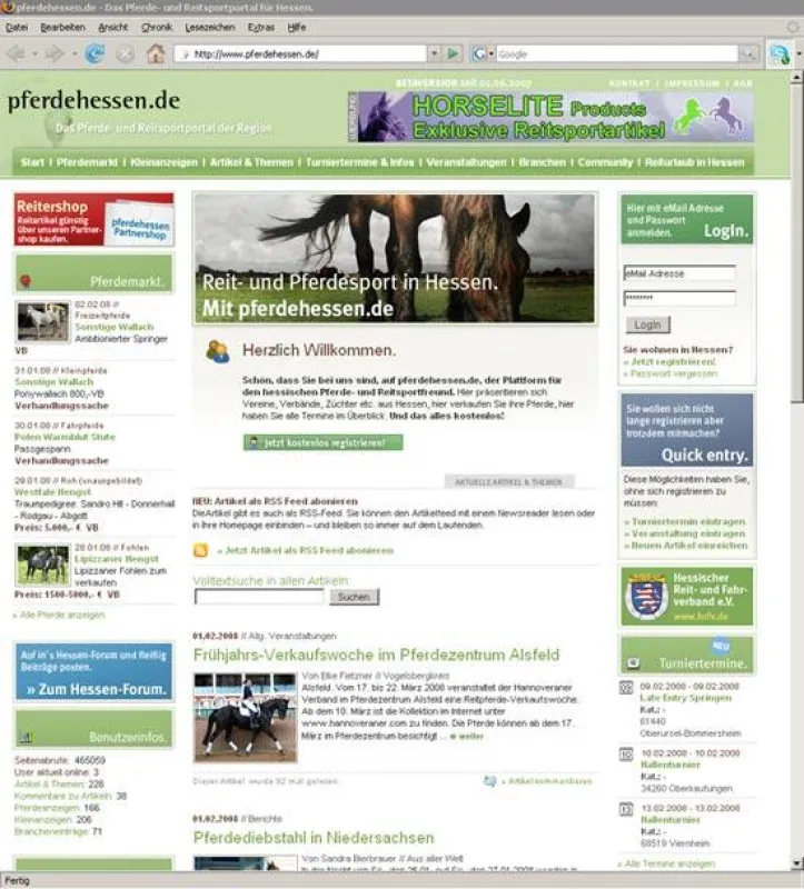 pferdehessen.de - Das Pferdeportal für Hessen