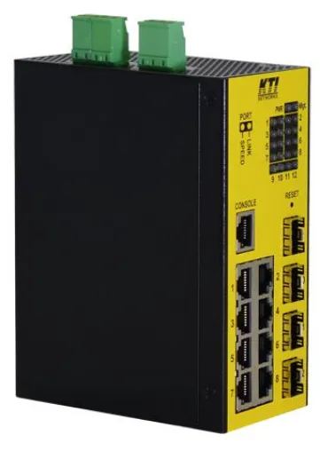 Bild: Maximale Sicherheit und Ausfallschutz: der Industrieswitch KGS-1260 von KTI