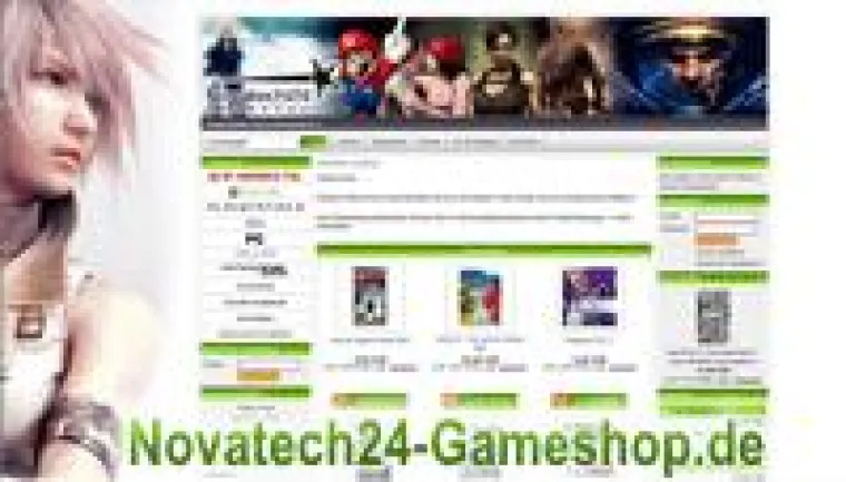Bild: Novatech24-Gameshop geht am 28.08.10 online