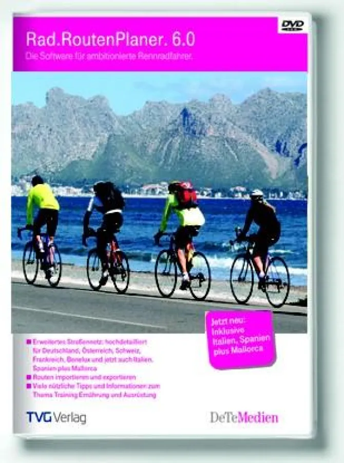 Für die perfekte Vorbereitung eines Radurlaubs gibt es jetzt die neue Ausgabe des Rad.RoutenPlaner. 7.0.