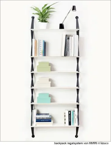 Bild: Aufhänger backpacker: Neues Regalsystem von fifti fifti products