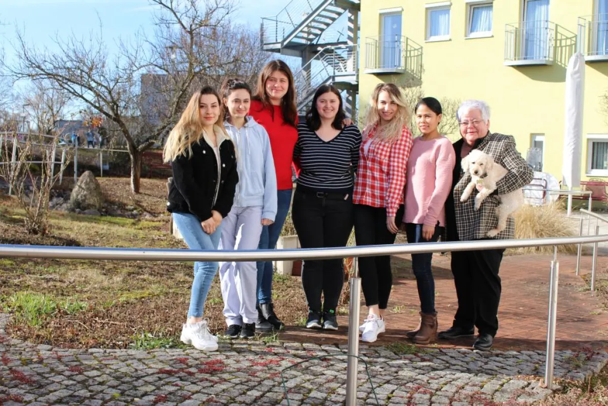 Der berufliche Weg führte ins Seniorenzentrum der Zieglerschen nach Gomaringen.