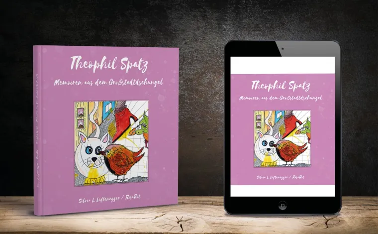 Ein kleiner Spatz hat's nicht leicht Bild: Ein kleiner Spatz hat's nicht leicht