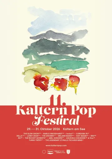 Der Vorverkauf für das 11. Kaltern Pop Festival startet Bild: Der Vorverkauf für das 11. Kaltern Pop Festival startet