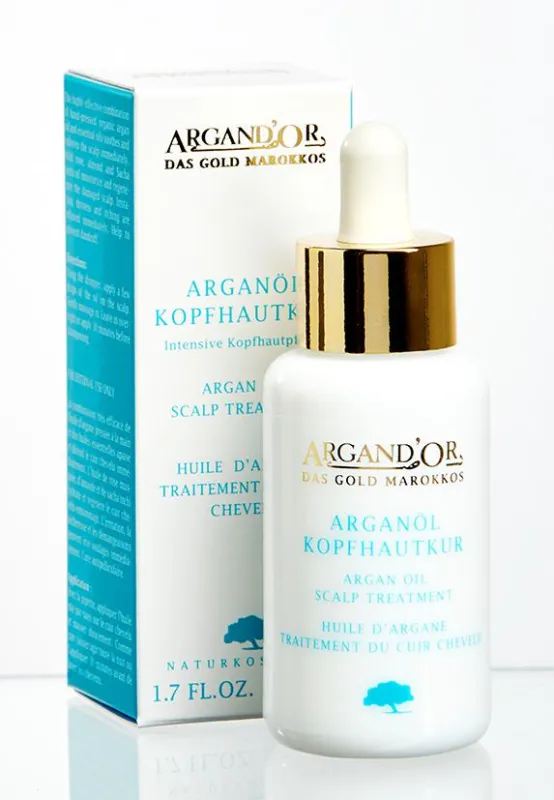 Haarausfall? Kopfhautjucken? Schuppen? Spliss? Die Lösung: Argand'Or Arganöl Haarprodukte