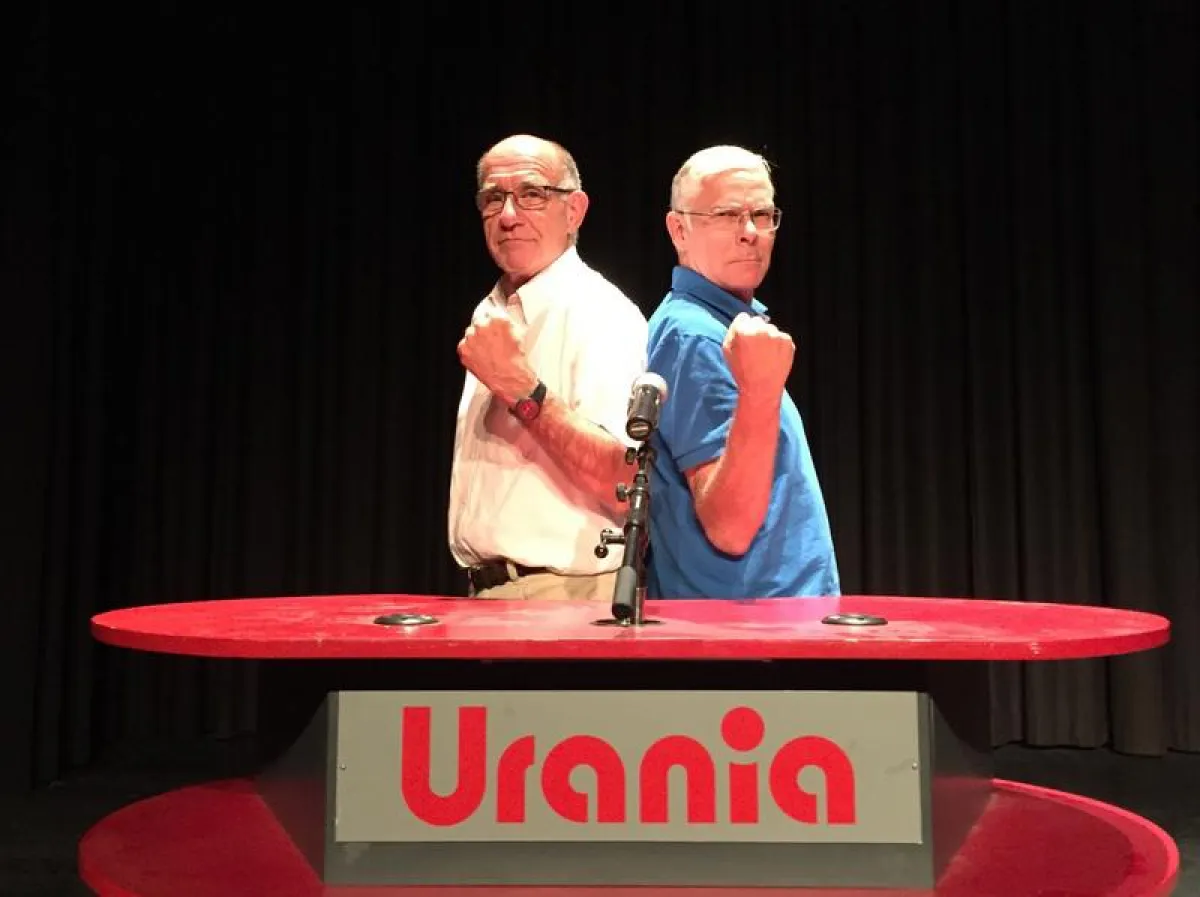 Wer gewinnt den Science Slam? (Copyright: Urania Berlin e.V.)