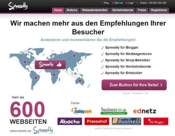 Bild: Deutschlands erstes Social Sharing Ad-Network