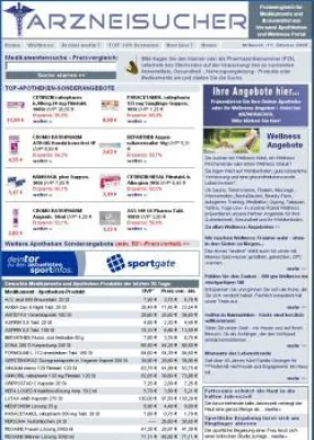 Bild: Arzneisucher.de - erfolgreich gestartet