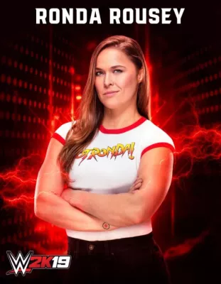 Bild: "Rowdy" Ronda Rousey gibt ihr historisches Debüt als Vorbesteller-Bonuscharakter für WWE 2K19