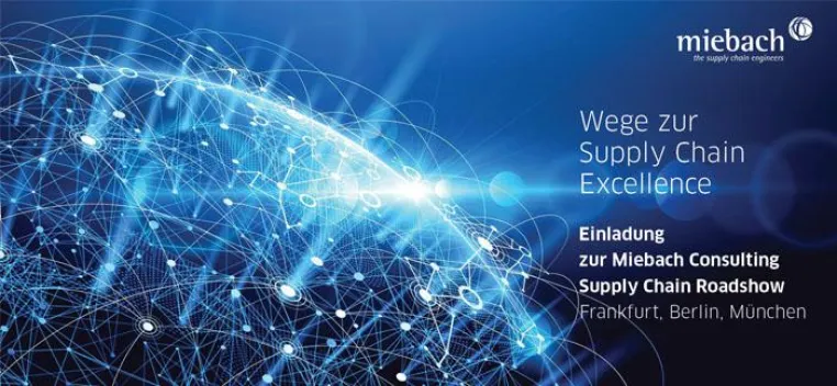 Einladung zur Supply Chain Road Show 2018 Bild: Einladung zur Supply Chain Road Show 2018