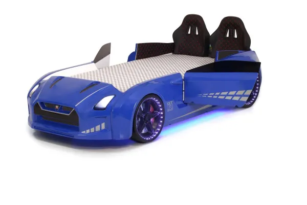 Bild: Kinder Autobetten im Trend – IW-Möbel bietet moderne Rennwagenbetten für Kinderzimmer