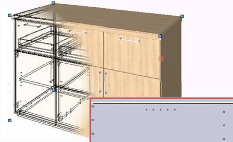 Bild: CNC gefräste Möbel in ElementsCAD für Vectorworks 2017