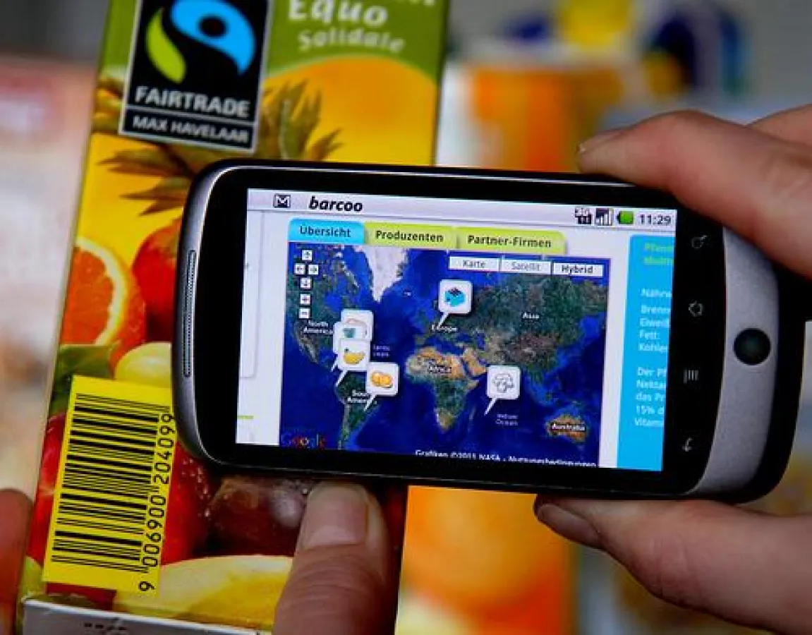 barcoo zeigt Informationen zum fairen Handel an