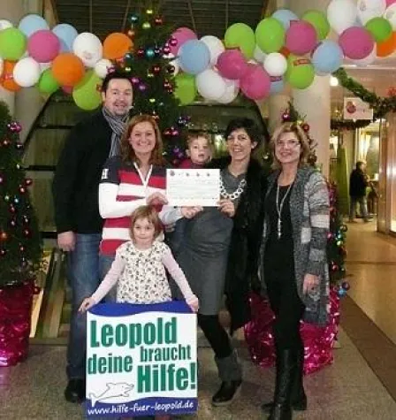 Confetti spendet für Leopold Bild: Confetti spendet für Leopold