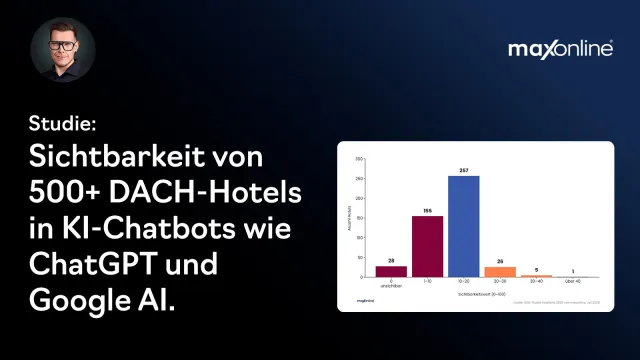 Bild: 93 Prozent der DACH-Hotels werden von KI-Systemen nicht empfohlen