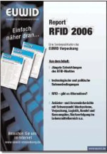 EUWID Report RFID 2006 ab sofort erhältlich Bild: EUWID Report RFID 2006 ab sofort erhältlich
