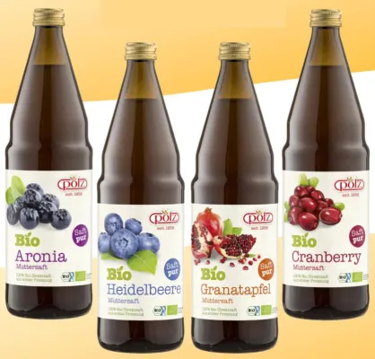 Bild: Muttersäfte 100% Biologisch, 100% Vegan, 100% Direktsaft