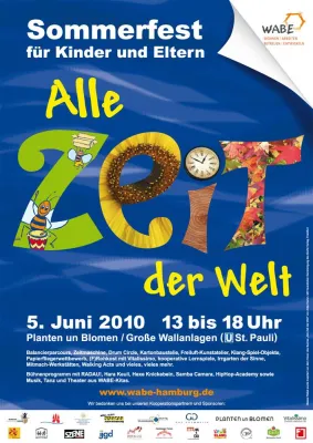 Bild: WABE-Familien-Sommerfest "Alle Zeit der Welt" am 5. Juni 2010 in Planten un Blomen