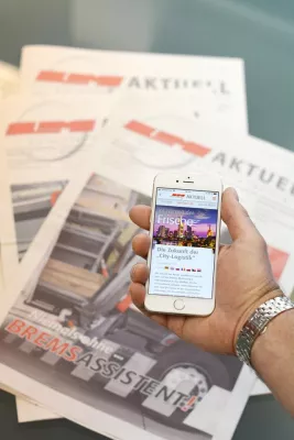 Meyer Logistik informiert Mitarbeiter mit eigener App Bild: Meyer Logistik informiert Mitarbeiter mit eigener App