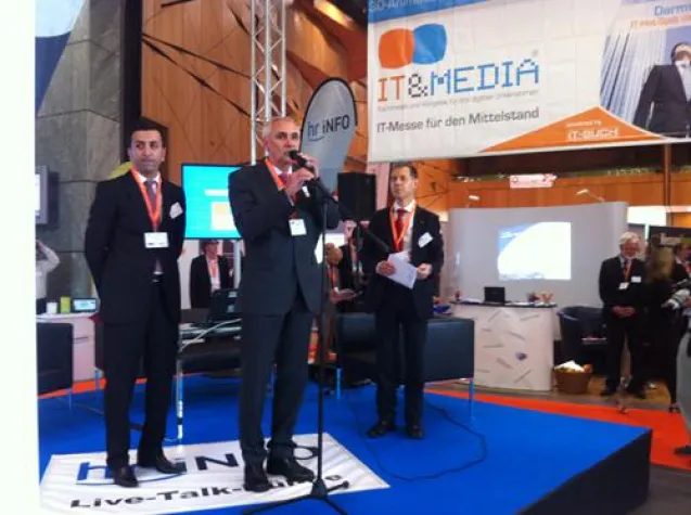 Bild: YITP – Young IT-Professionals GmbH bei der Eröffnung der IT & Media in Darmstadt