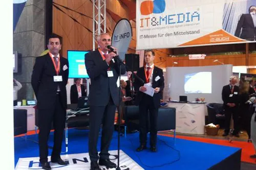 Bild: YITP – Young IT-Professionals GmbH bei der Eröffnung der IT & Media in Darmstadt