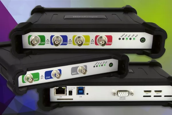 Kompaktes WiFi-Oszilloskop für zuverlässige Fernmessungen Bild: Kompaktes WiFi-Oszilloskop für zuverlässige Fernmessungen