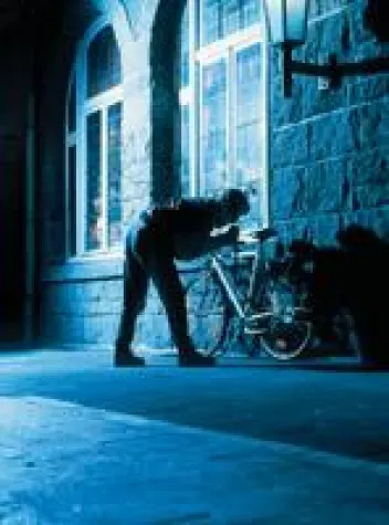 Bild: Radler und Hausbauer - Gemeinsam gegen Fahrradklau