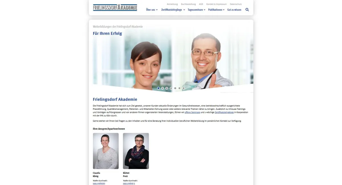 Die Frielingsdorf Akademie - Ihre Abkürzung zum Erfolg!