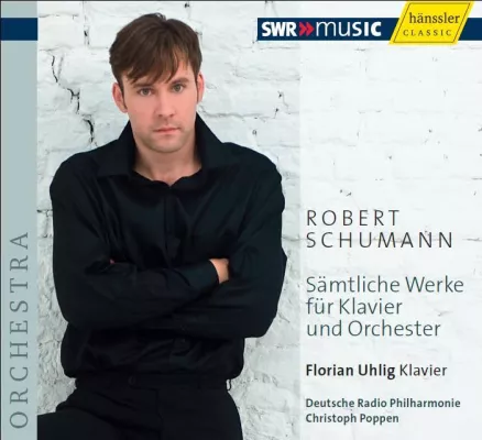 Bild: Florian Uhlig legt sämtliche Werke für Klavier und Orchester von Robert Schumann vor: VÖ-18. Oktober 2010