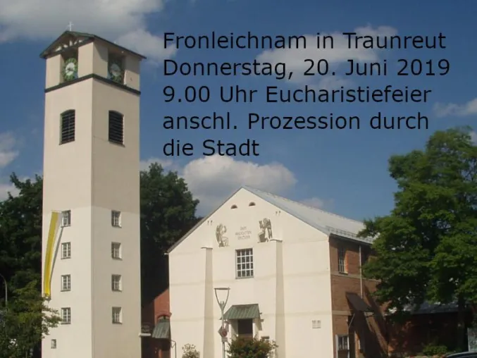 Bild: Fronleichnam 2019 in Traunreut