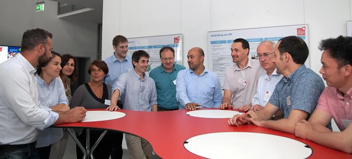 Meeting at IHP: Every couple of months the group of scientists of the 