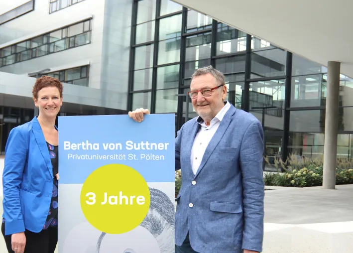 Bild: Bertha von Suttner Privatuniversität: 3 Jahre im Zeichen  von Lehre und Forschung