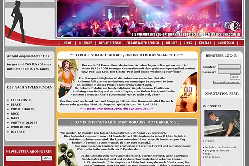 DJDEALER.DE vereint DJ Vermittlung, MP3 Bemusterung und Webradio Bild: DJDEALER.DE vereint DJ Vermittlung, MP3 Bemusterung und Webradio