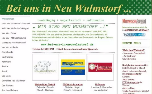 Bild: „Wir sind Neu Wulmstorf“ – Neues Infoportal für die Region spricht Bewohner und Geschäftsleute an