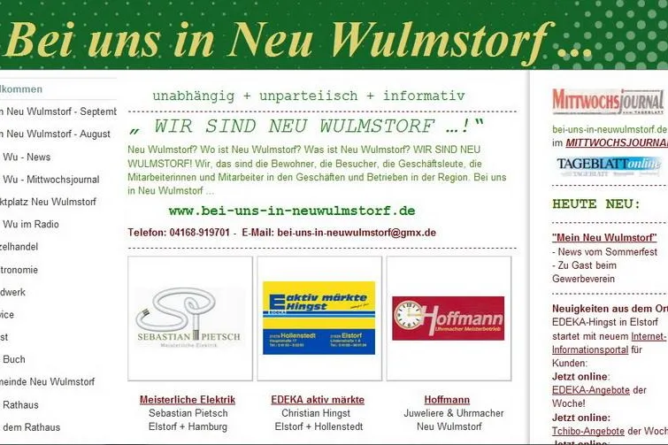 Bild: „Wir sind Neu Wulmstorf“ – Neues Infoportal für die Region spricht Bewohner und Geschäftsleute an