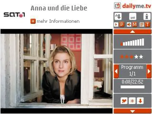 Bild: "Anna und die Liebe" noch vor TV - dailyme.tv bringt Jeanette Biedermann aufs Handy