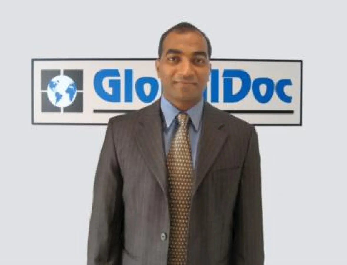 Prem Kumar, Managing Director for GlobalDoc India