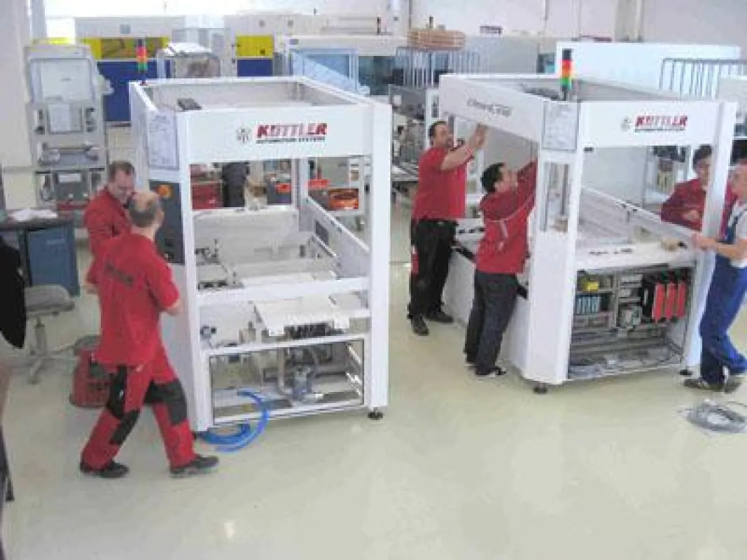 Blick in die Produktion