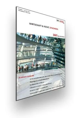 Bild: eMagazin 360° LEGAL BUSINESS erschienen