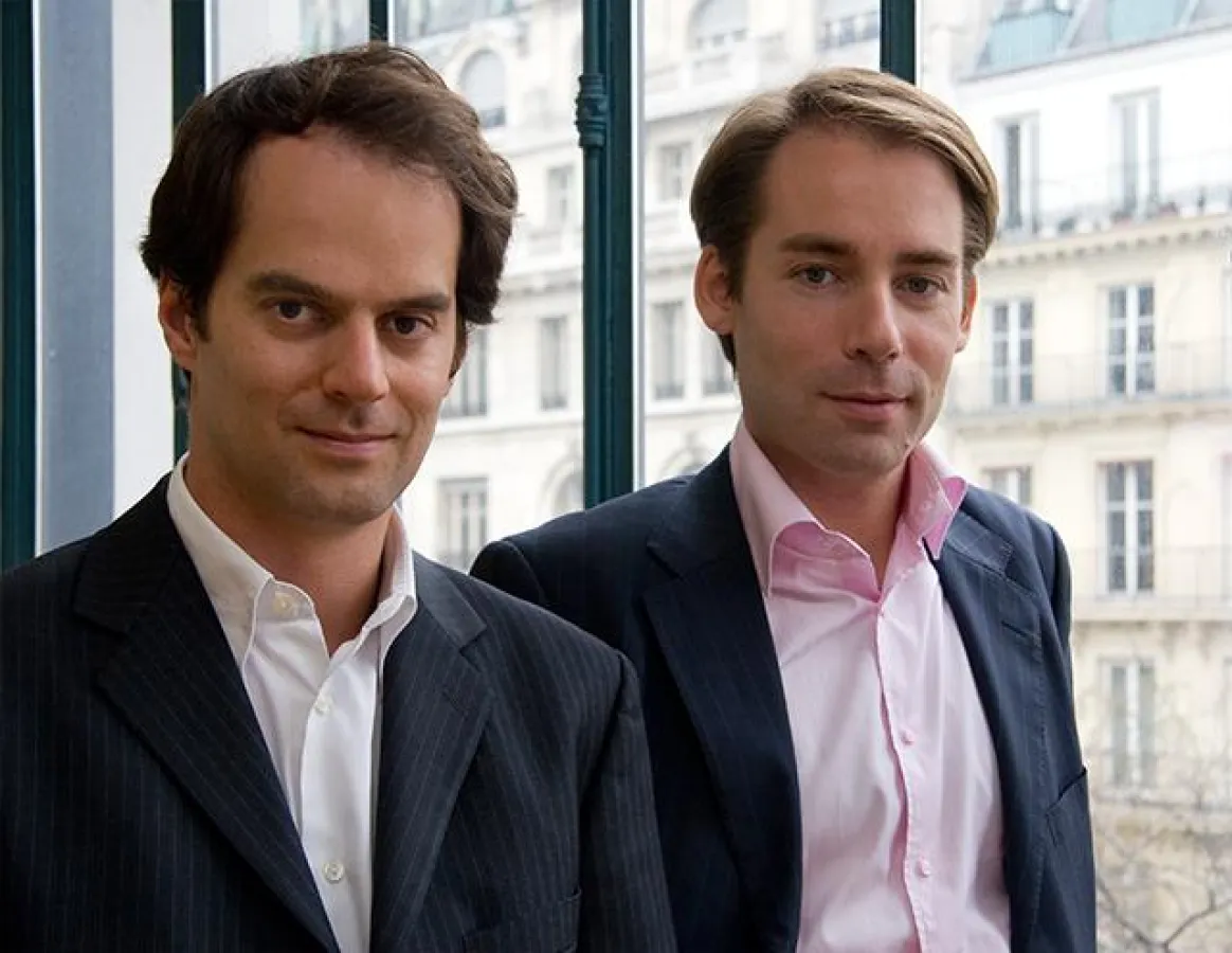 Bastien Duclaux (CEO) und Cedric Anes (CTO), Gründer von Twenga