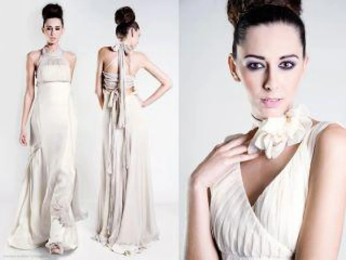 Ein Highlight: die Modenschauen mit AvantgardeGreen Kleidern von Olcay Krafft