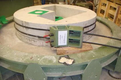 Bild: Mineralische Dichtungsschlämmen im Härtetest