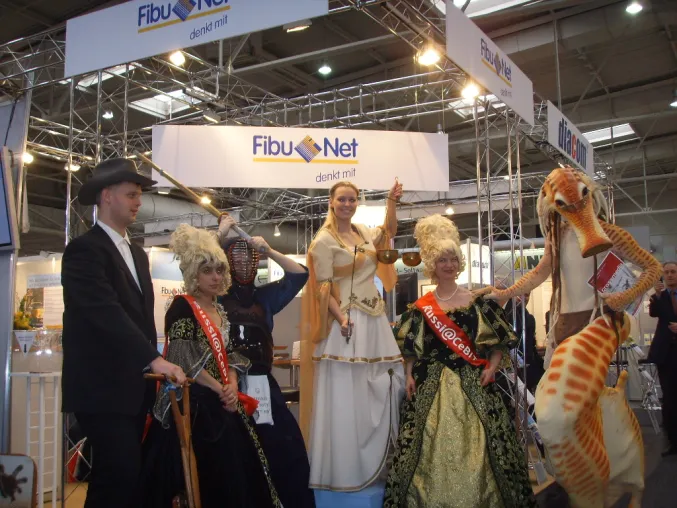 Bild: CeBIT 2006: Für FibuNet ein voller Erfolg