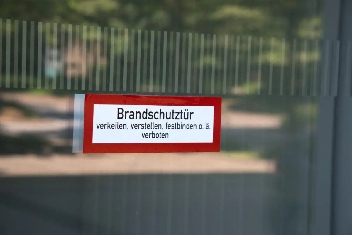 Brandschutztüren Foto Aufkleber