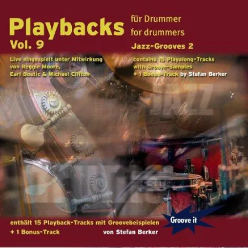Bild: Playbacks für Drummer Vol. 9 – Die jazzige Begleitband fürs Schlagzeug mit den treffenden Grooves