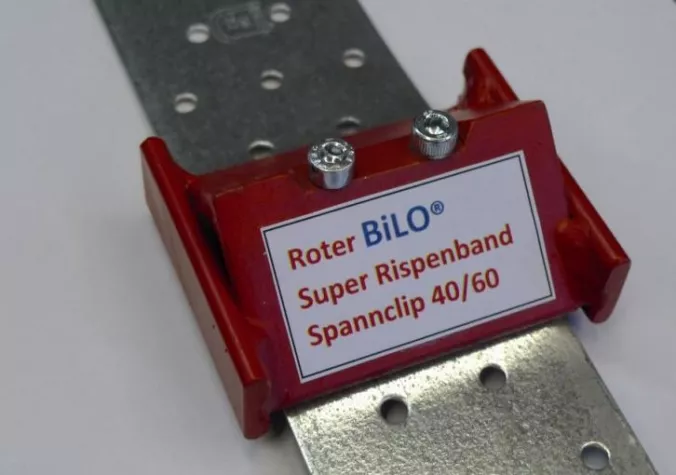 Bild: Neuer „Roter BiLO® Super Rispenband Spannclip 40/60“