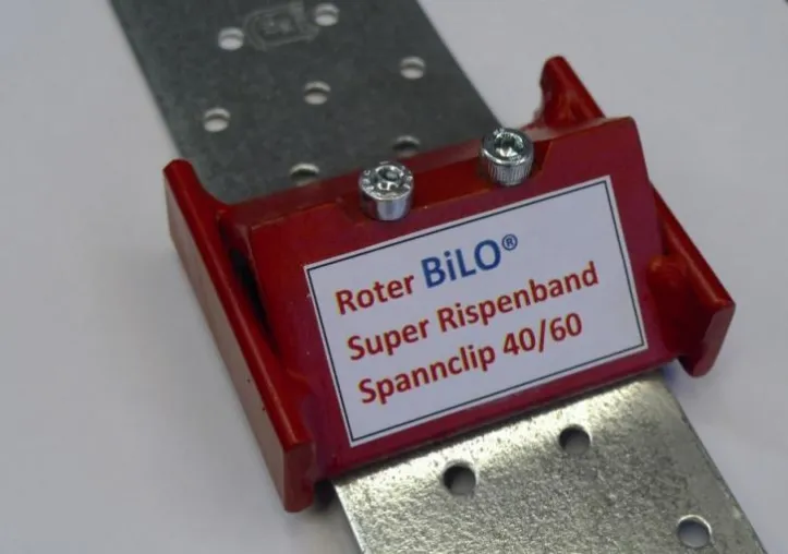 Bild: Neuer „Roter BiLO® Super Rispenband Spannclip 40/60“